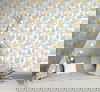 Treetops Aqua & Yellow Peel & Stick Wallpaper thumbnail 3