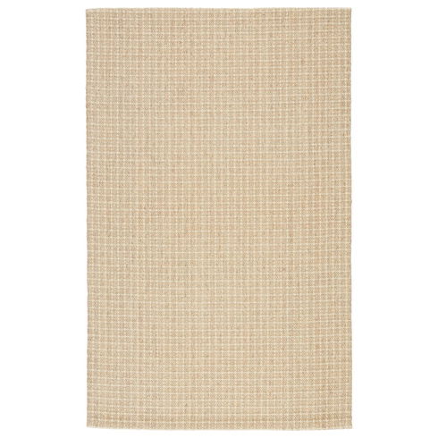 Handmade Handwoven Beige Area Rug