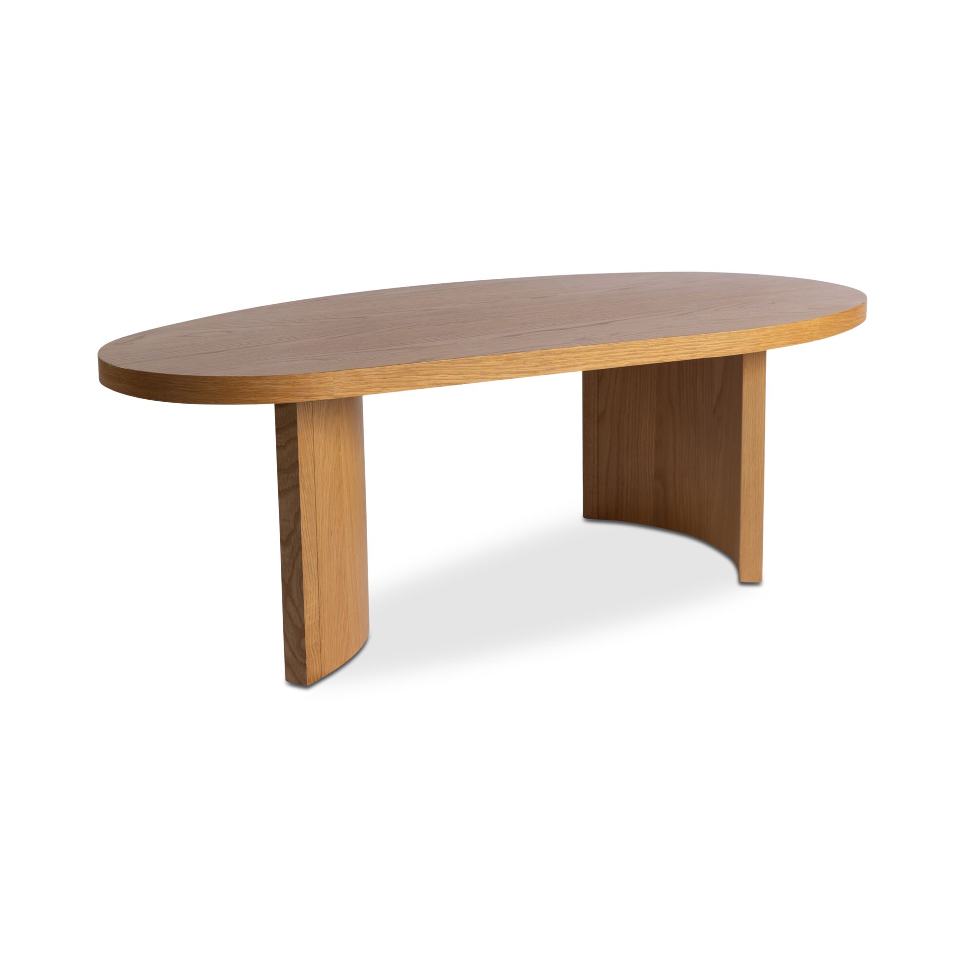 Louise Coffee Table Natural, by Moe's Home, 48" width x 16" height x 25.5" depth View 2