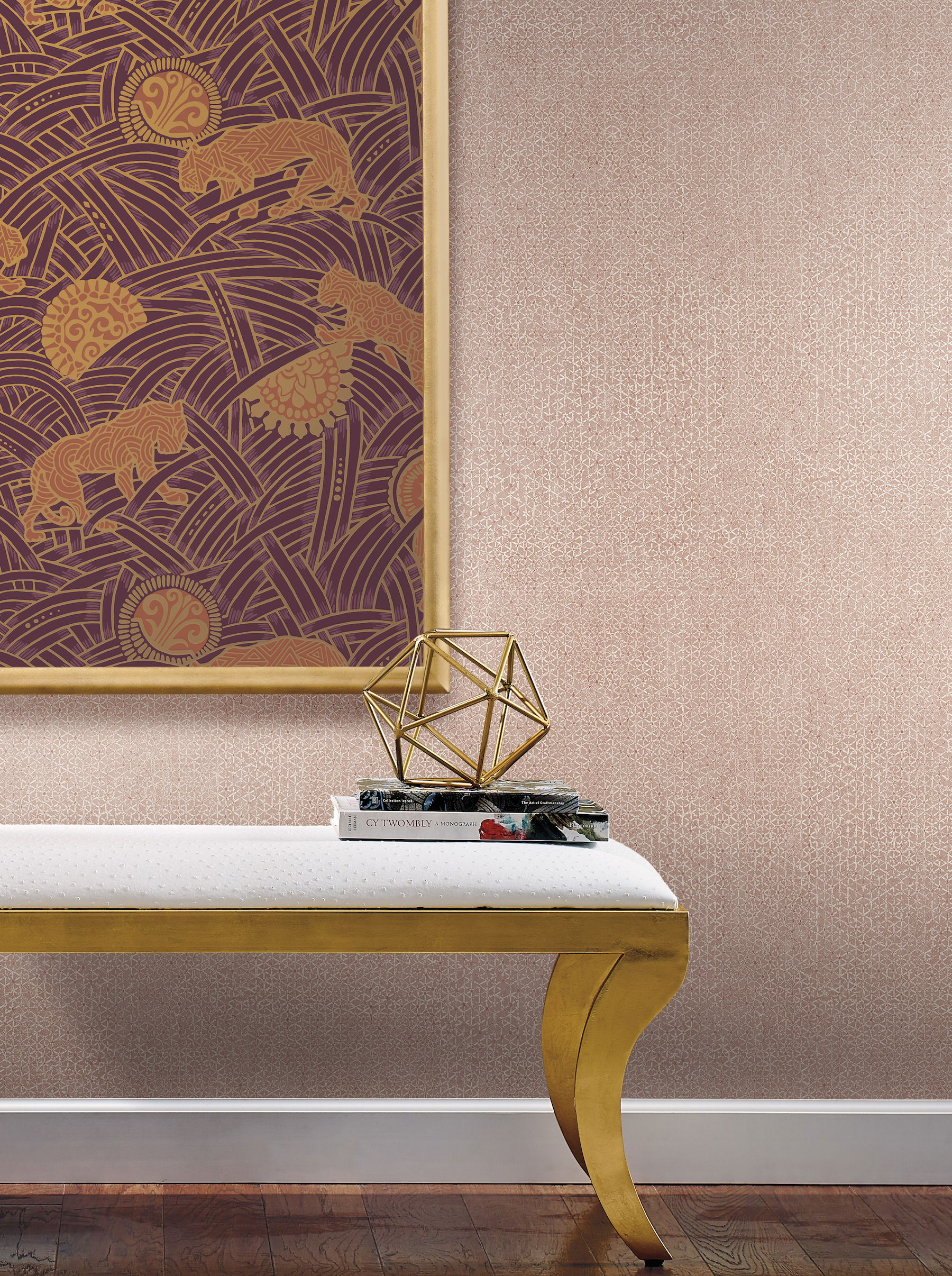 Bantam Tile Coral Wallpaper large image 