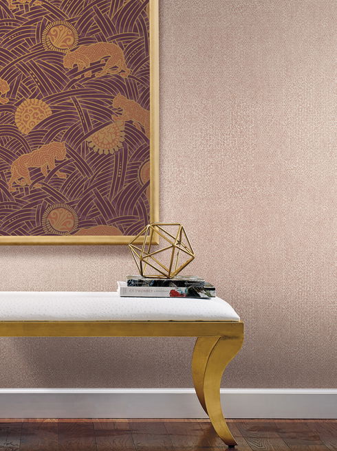 Bantam Tile Coral Wallpaper