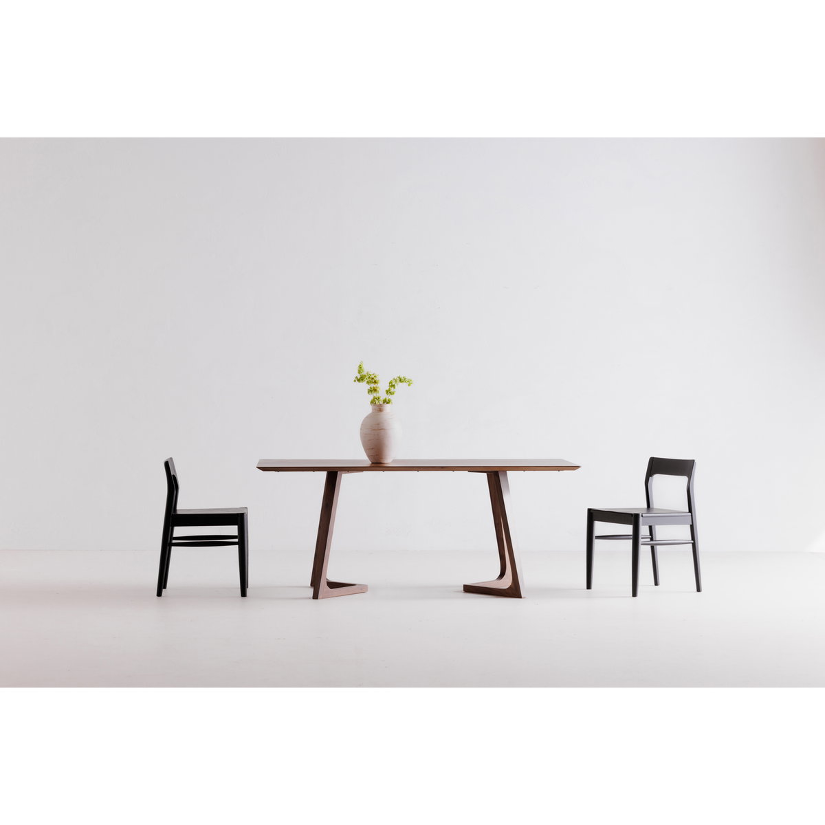 Godenza Rectangular Dining Table Walnut, by Moe's Home, 71" width x 29.5" height x 35.5" depth View 10