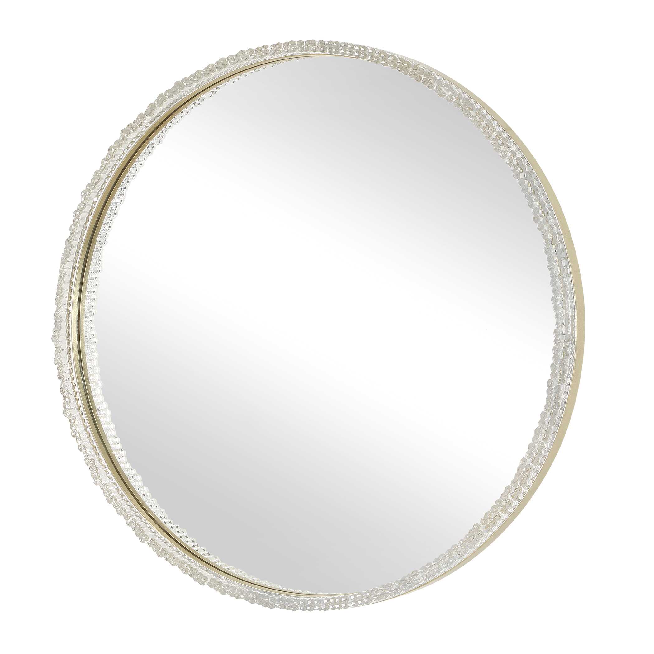 Break The Ice Round Mirror, by Uttermost, 31.5" width x 31.5" height x 2" depth View 4