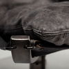 Colarado Black Leather Cushions with Black Metal Frame Sling-Style Accent Chair thumbnail 7