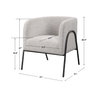 Jacobsen Accent Chair, by Uttermost, 27" width x 29" height x 27" depth thumbnail 3