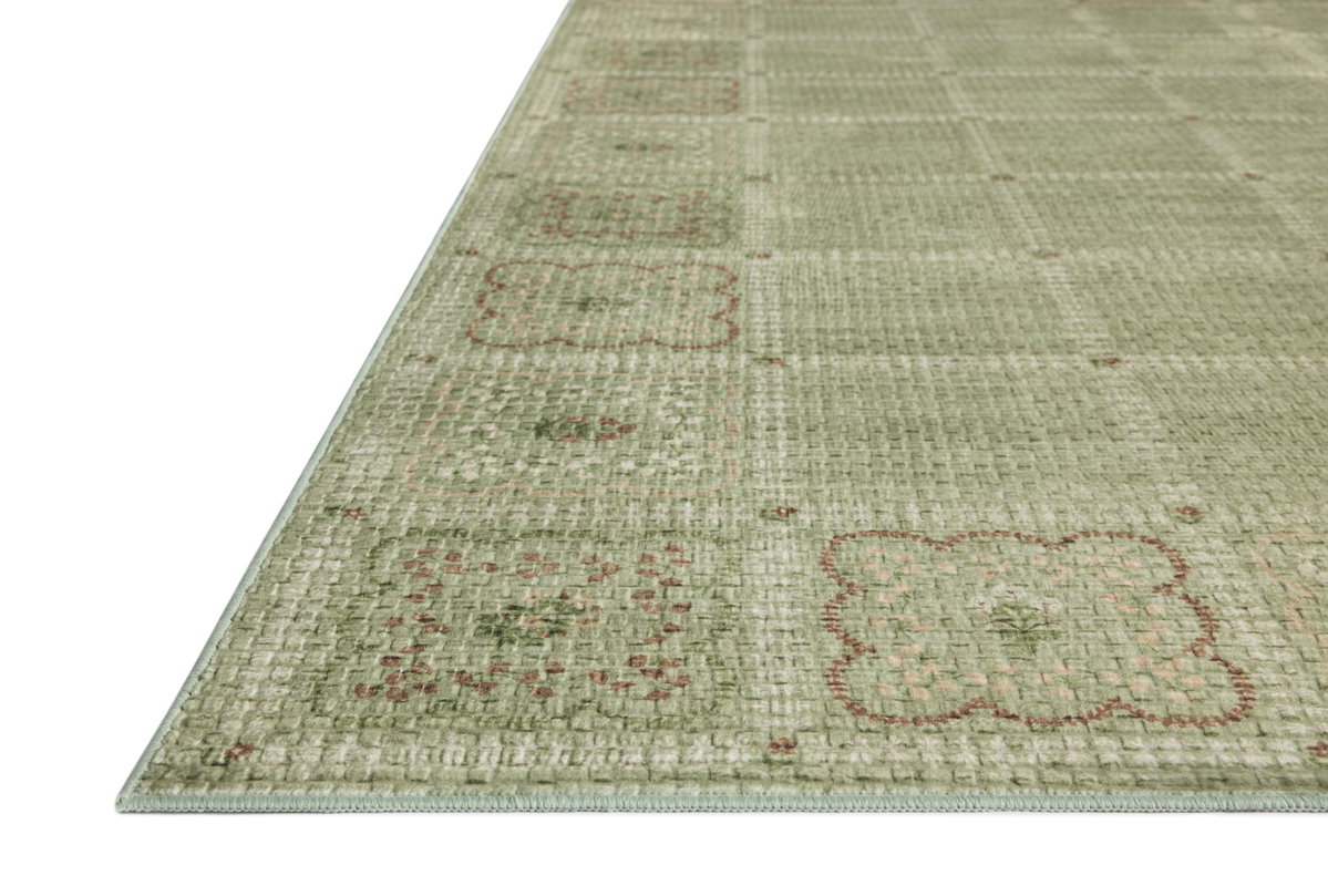 Rifle Paper Co. x Loloi Orchard Rug, 1'6" length x 1'6" width View 5