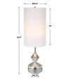 Vial Silver Buffet Lamp thumbnail 2