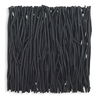 Gathered Teak Square Black Wood Wall Decor, Sculptural Wall Art by Uttermost, 24" width x 24" height x 3" depth thumbnail 1
