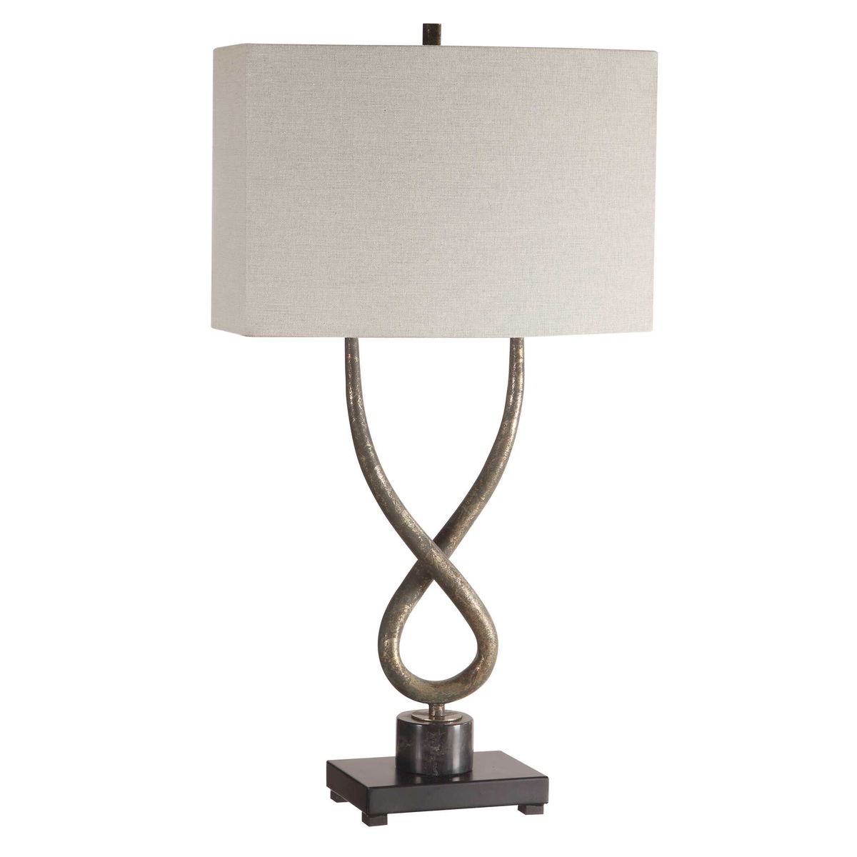 Talema Aged Silver Lamp, Table Lamp by Uttermost, 17" width x 30.25" height x 9" depth View 4