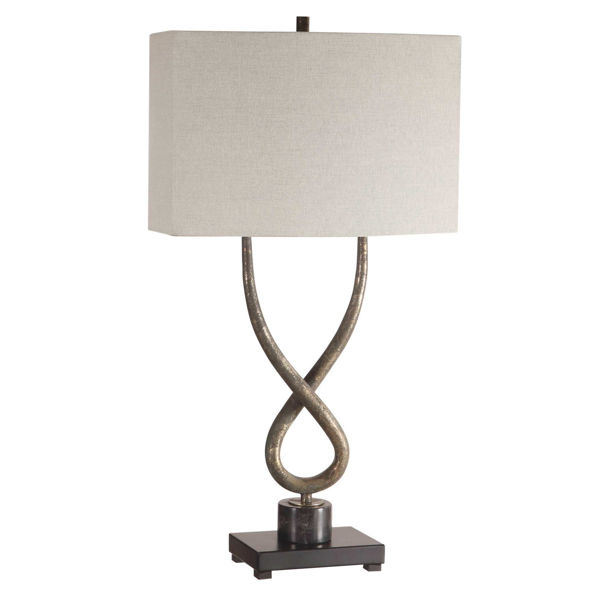 Talema Aged Silver Lamp, Table Lamp by Uttermost, 17" width x 30.25" height x 9" depth View 4