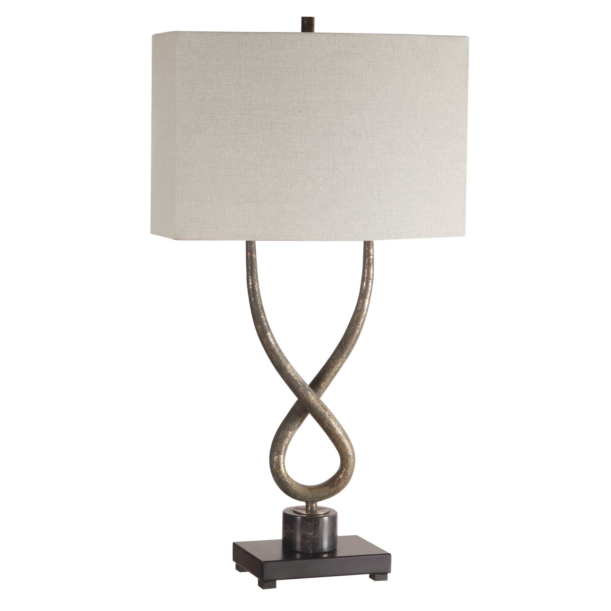 Talema Aged Silver Lamp, by Uttermost, 17" width x 30.25" height x 9" depth View 4