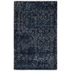 Azuma Hand-Knotted Tribal Dark Blue/ Light Gray Area Rug thumbnail 0