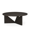 Tarro Brown Wood with Triangle Legs Coffee Table thumbnail 0