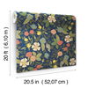 Colette Navy Peel & Stick Wallpaper thumbnail 6