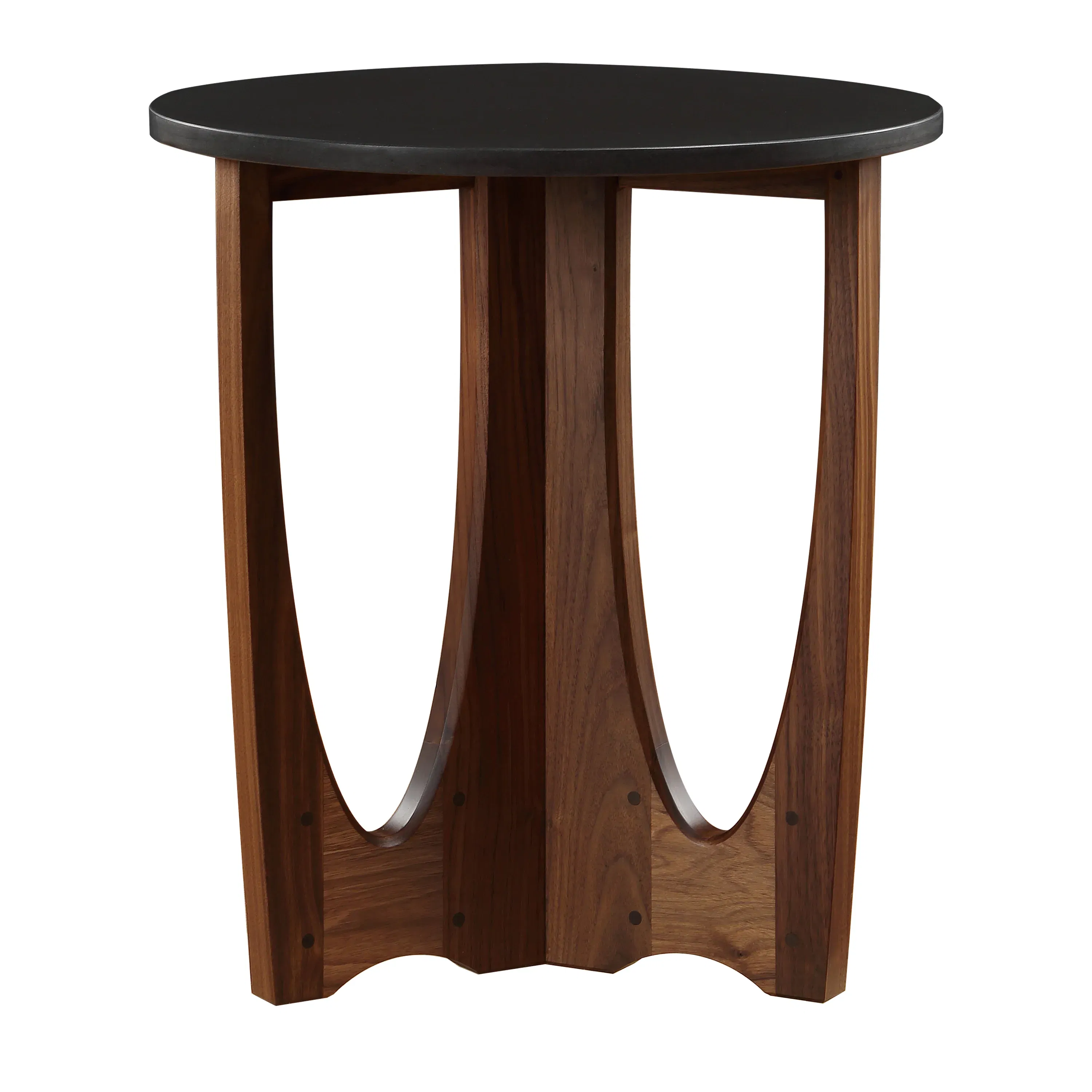 Walnut Grove Drink Table - Wood Top, Side & End Table by Stickley, 22" width x 24" height x 22" depth View 2