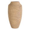 Sandstone Flow Large Terracotta Vase, by Uttermost, 8.25" width x 15.5" height x 8.25" depth thumbnail 1