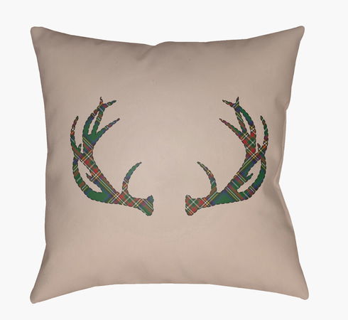 Antlers Accent Pillow