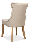 Sophie Side Chair, White Linen, Dining Chair by Sarreid, 20" length x 17" width x 38" height thumbnail 10