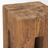 Waylen Natural Wood Block Accent Stool thumbnail 6