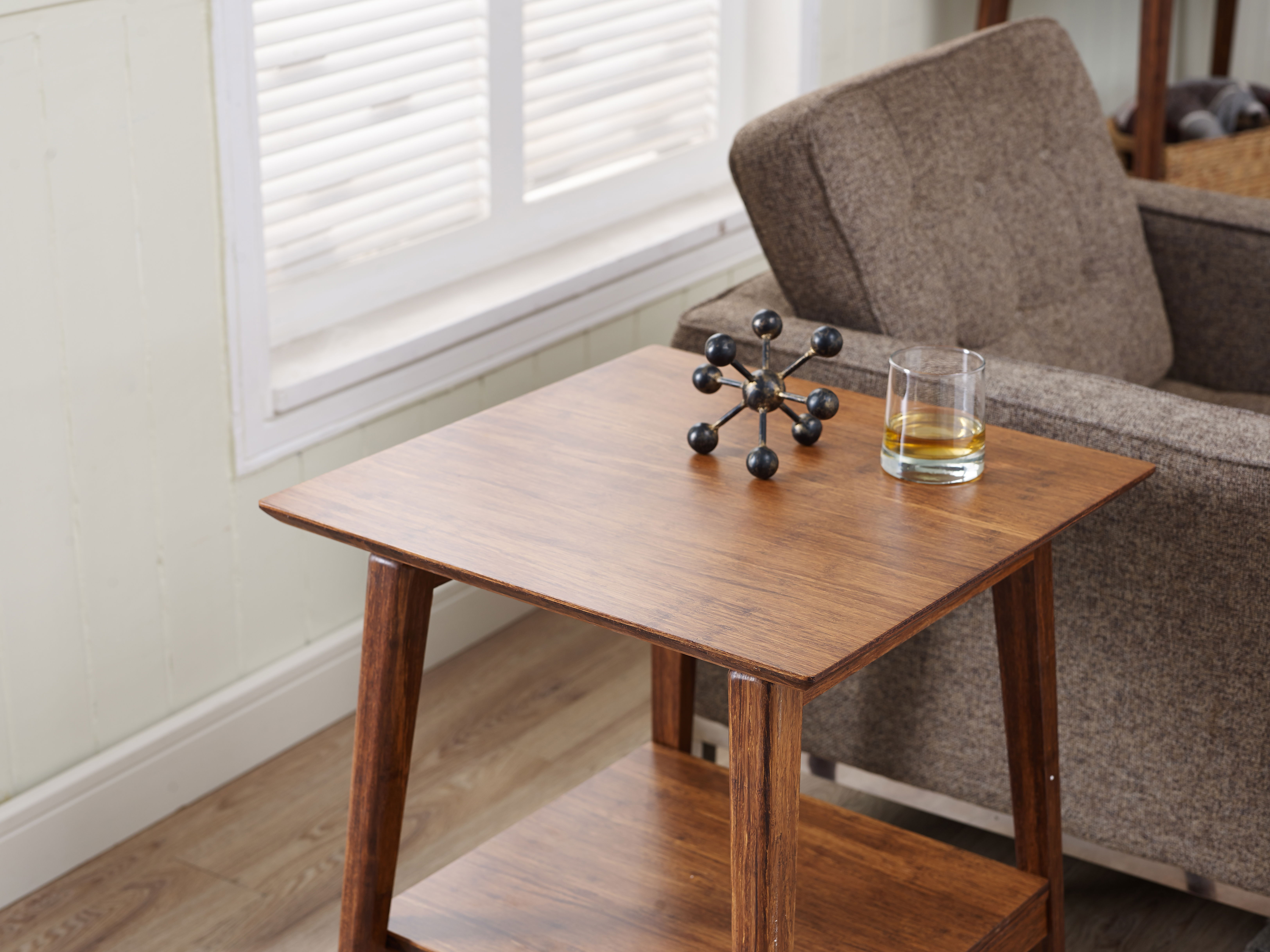 Antares End Table, Exotic, Living Room by Greenington, 20" length x 20" width x 23.5" height View 4