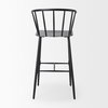 Colin Black Metal Bar Stool, Counter & Bar Stool by Mercana, 21" length x 22.8" width x 42.13" height thumbnail 5