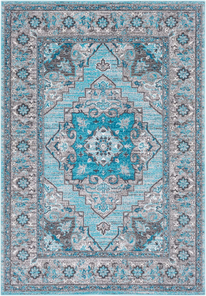 Rafetus Machine Woven Rug, by Surya, 7'7" length x 5'3" width