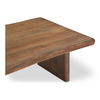 Lila Coffee Table Brown, by Moe's Home, 55" width x 16" height x 30" depth thumbnail 3