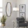 Savion Gold Octagon Mirror, by Uttermost, 24" width x 46" height x 1.5" depth thumbnail 2