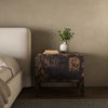 Iris Nightstand Distressed Black thumbnail 7