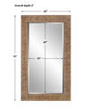 Ranahan Rustic Farmhouse Mirror, by Uttermost, 42" width x 72" height x 2" depth thumbnail 3