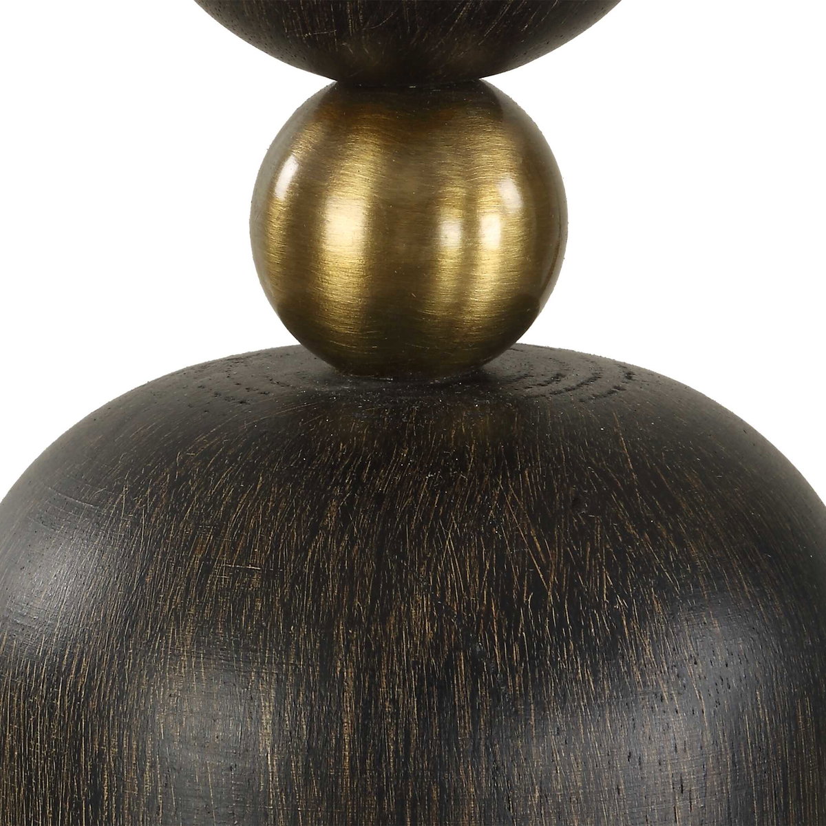 McQuinn Dark Walnut Table Lamp, by Uttermost, 1'6" width x 2'6.5" height x 1'6" depth View 7