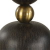McQuinn Dark Walnut Table Lamp, by Uttermost, 1'6" width x 2'6.5" height x 1'6" depth thumbnail 7