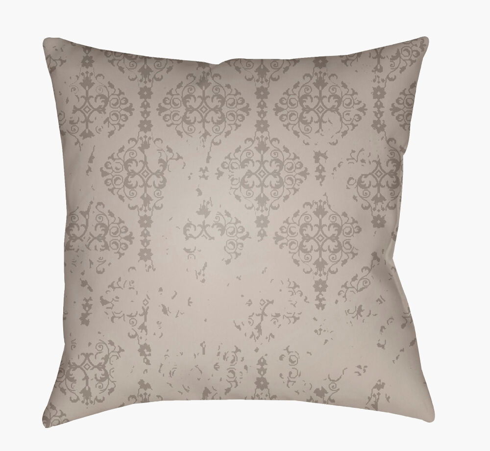 Moody Damask Accent Pillow, Decorative Pillow by Surya, 22" length x 22" width