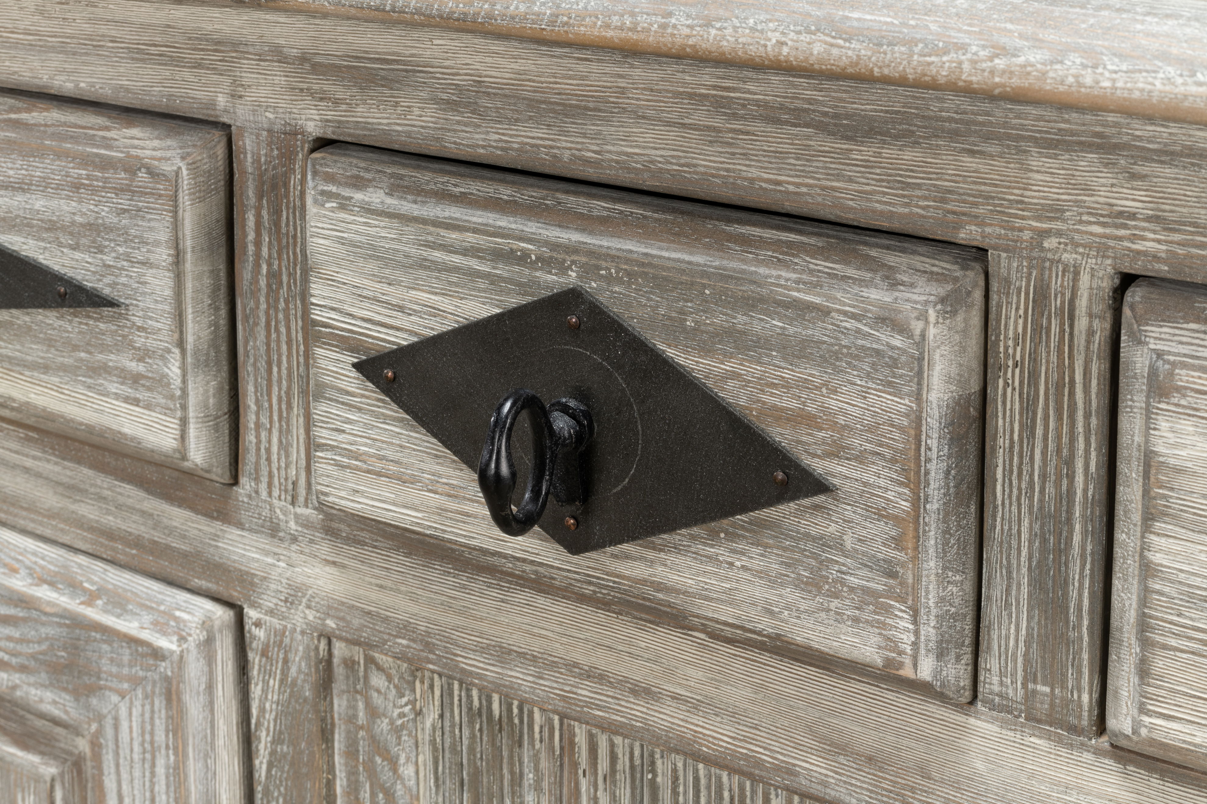 Shepherd Bungalow Buffet, Cabinets & Sideboard by Sarreid, 54" length x 19" width x 42" height View 12