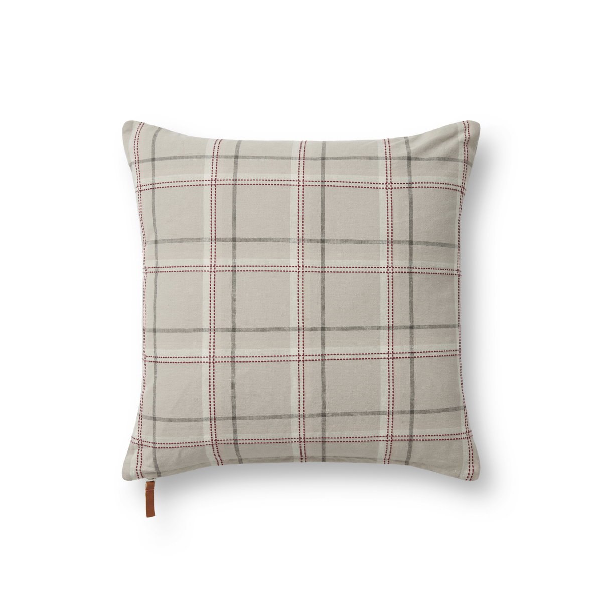 Chris Loves Julia x Loloi Teddy Pillow, Decorative Pillow, 18" length x 18" width View 1