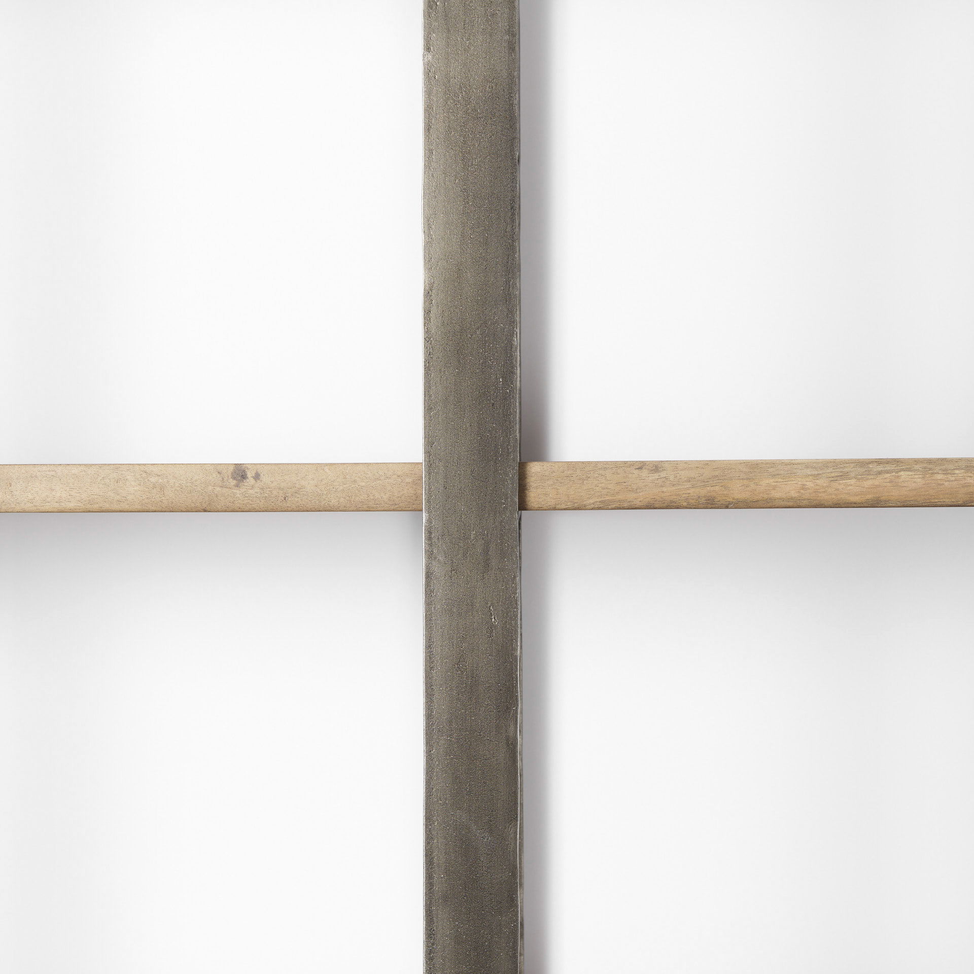 Taunton 80L x 10.5W x 90H Medium Brown Wood with Antique Nickel Metal Frame 6 Tier Shelving Unit, Shelving & Bookcase by Mercana, 80" length x 10.5" width x 90" height View 11