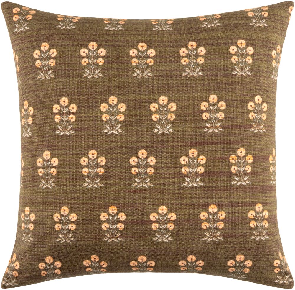 Tarpon Accent Pillow, Decorative Pillow by Surya, 18" length x 18" width