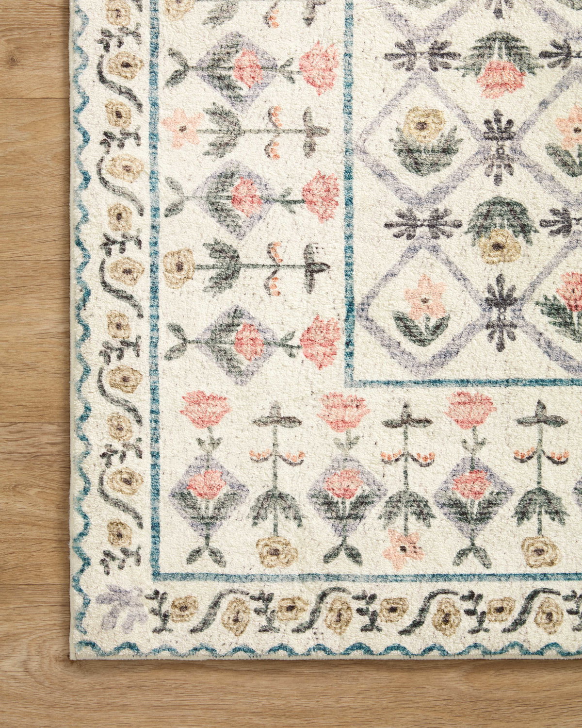 Rifle Paper Co. x Loloi Eden Rug, 8'6" length x 11'6" width View 5
