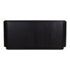 Povera 4 Door Sideboard Black, Cabinets & Sideboard by Moe's Home, 72" width x 32" height x 18" depth thumbnail 1