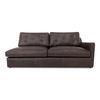 Thurlow Right Arm Facing Sofa Espresso Brown Leather thumbnail 0