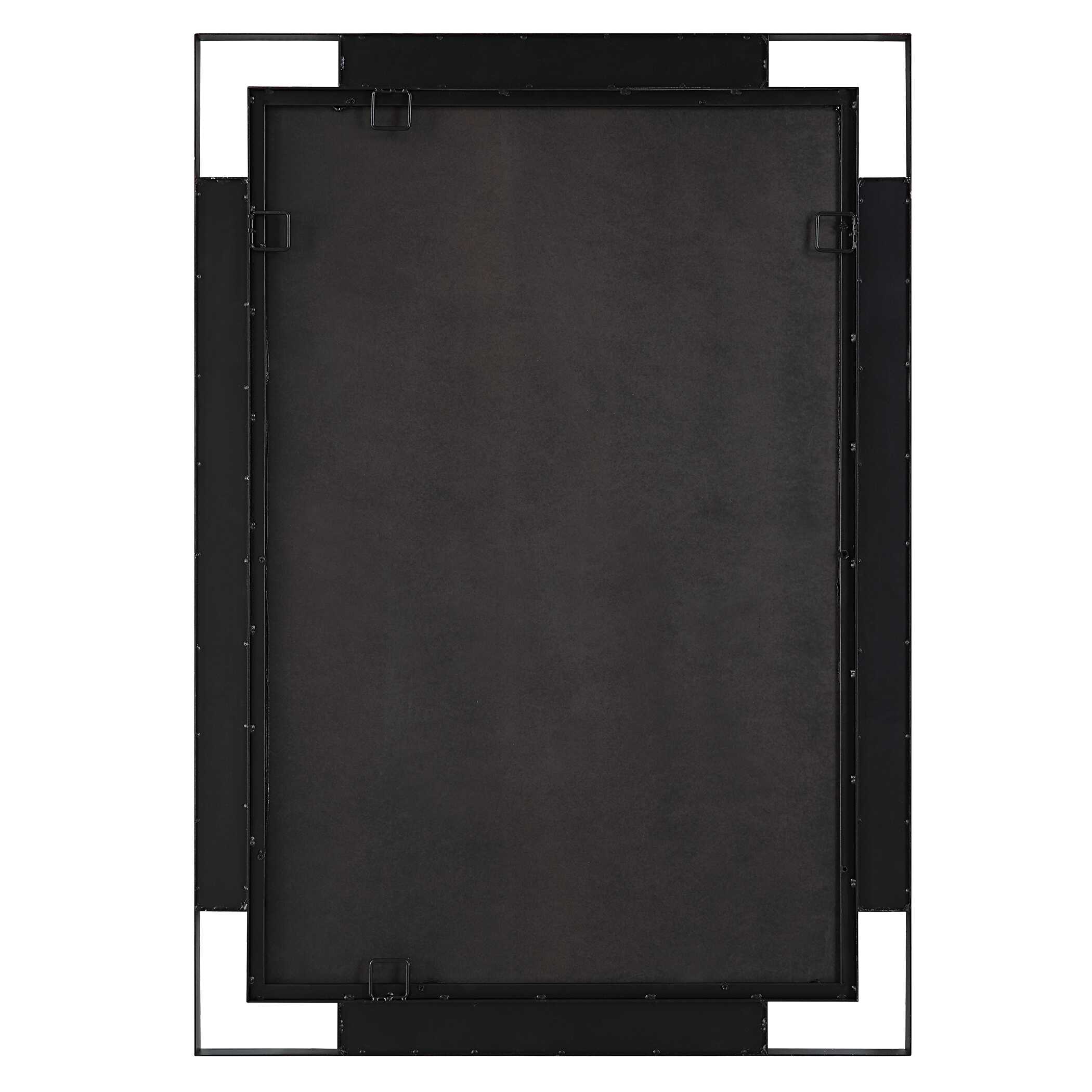 Stellan Black Mirror, by Uttermost, 27.75" width x 39.62" height x 1.12" depth View 8