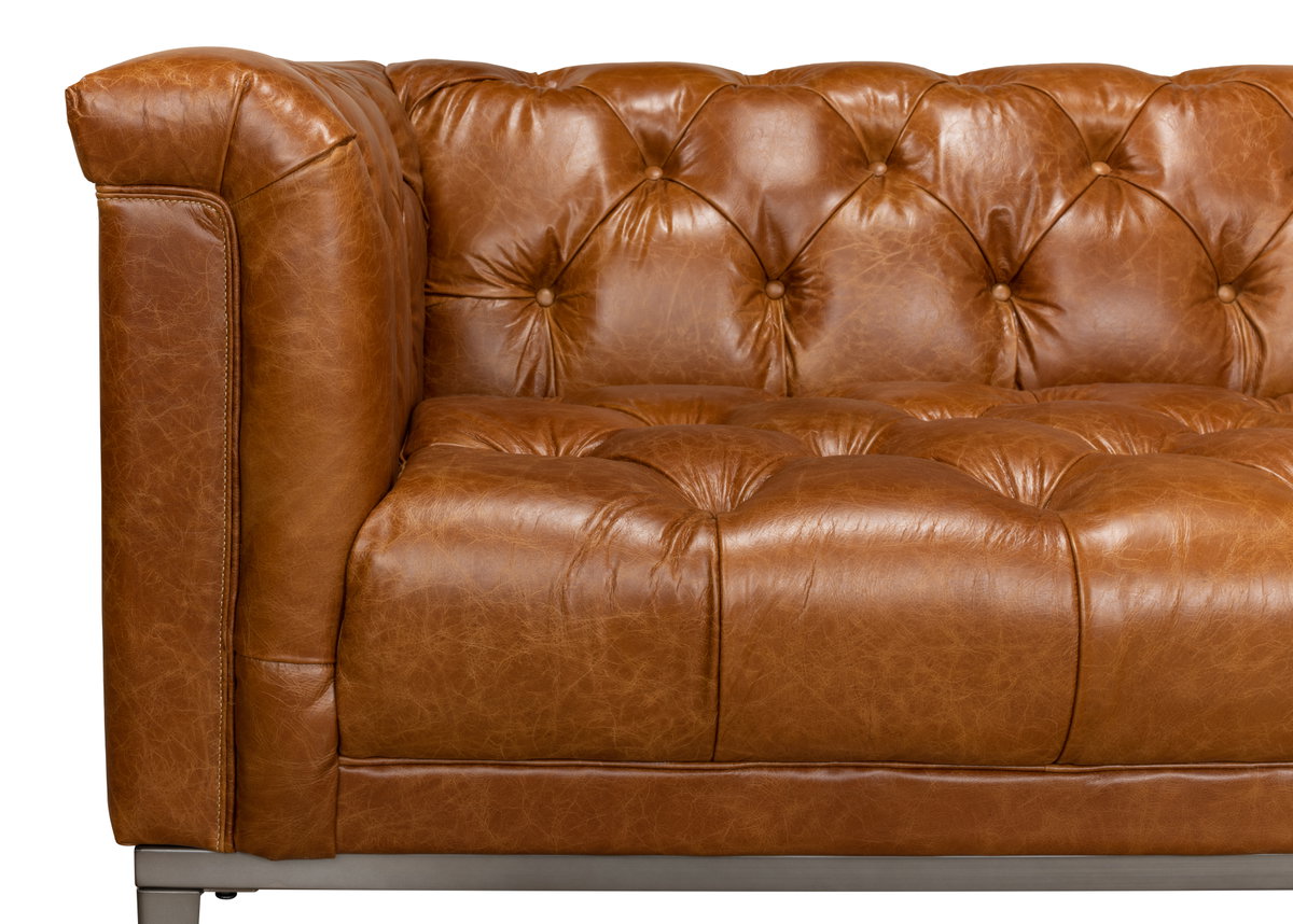 Cube Sofa, by Sarreid, 2'11" length x 7'4" width x 2'5" height View 5