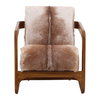 Bautista Occasional Chair Brown, Accent Chair by Dovetail, 25.5" width x 30" height x 33.5" depth thumbnail 2