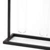 Bunsen Black Metal Five Glass Test Tube Vase thumbnail 6