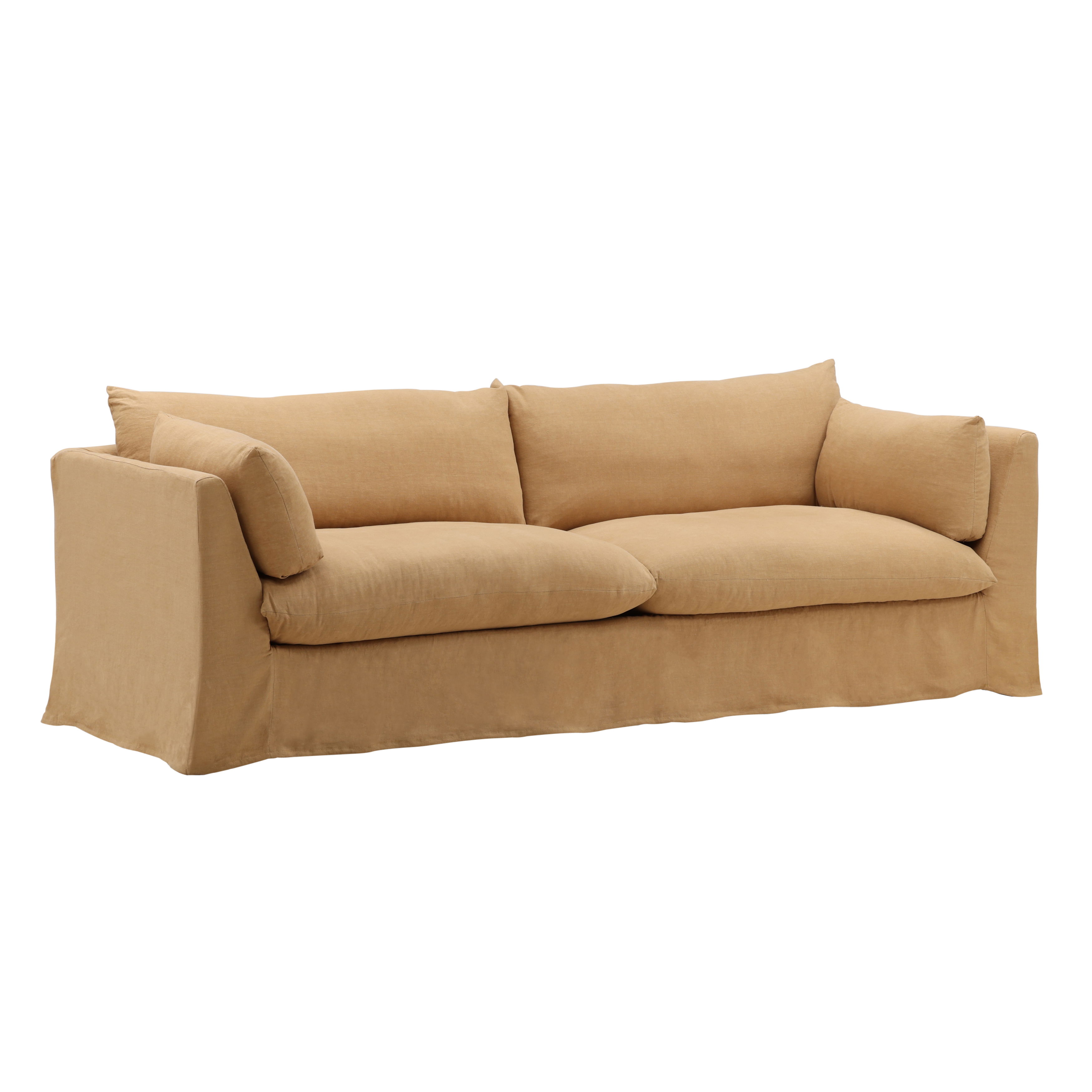 Otis Sofa Slipcover Wheat large image 