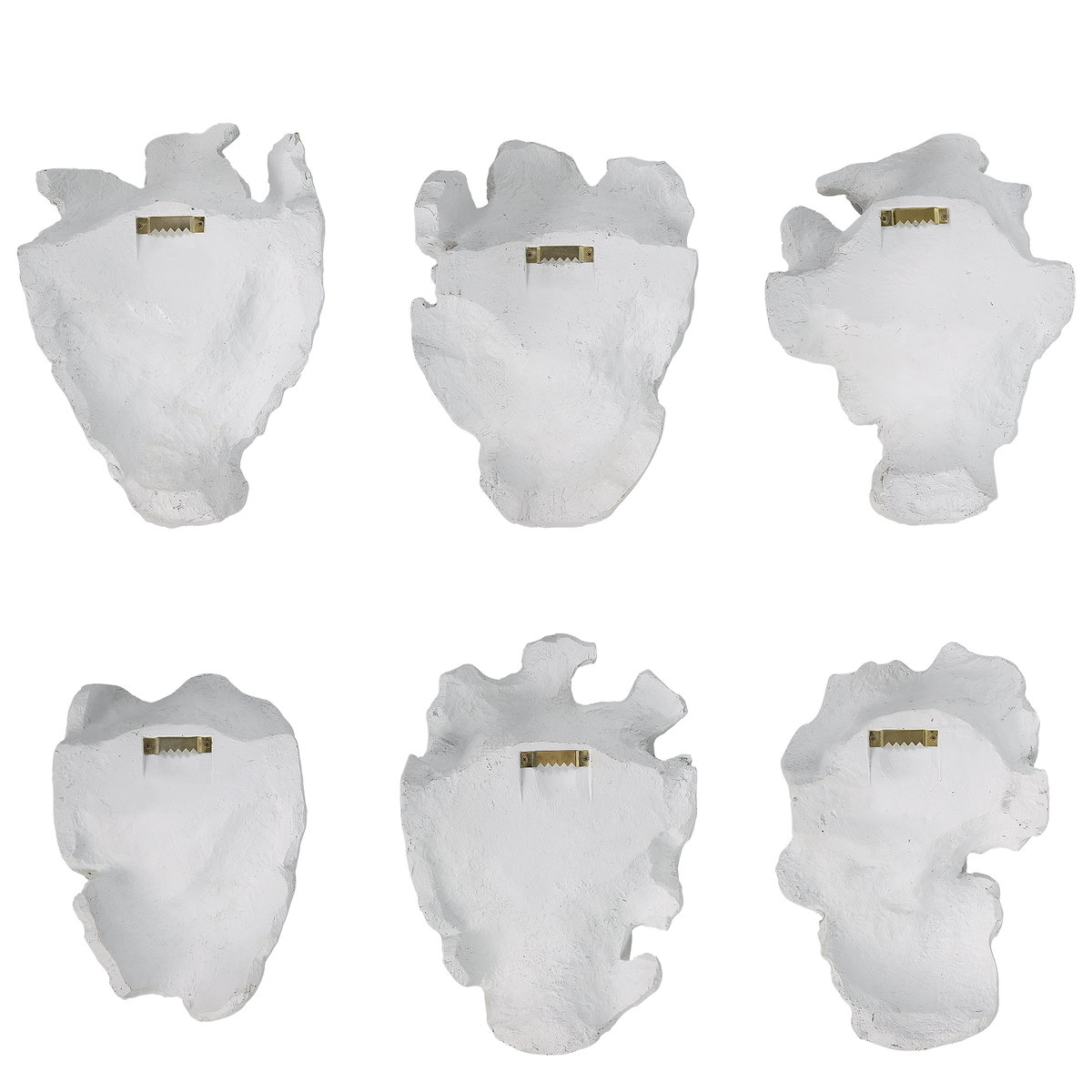SELF-PORTRAIT WALL DECOR, WHITE, S/6, Art by Uttermost, 9.62" width x 14" height x 5.12" depth View 8