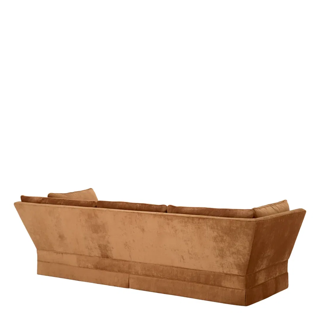 Met X Eichholtz Velvet Sofa, Sofas & Sectional by Eichholtz USA, 101.57" width x 28.35" height x 38.58" depth View 6