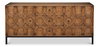 Becket Sideboard  Brown, by Sarreid, 1'8" length x 6'2" width x 2'9" height thumbnail 2