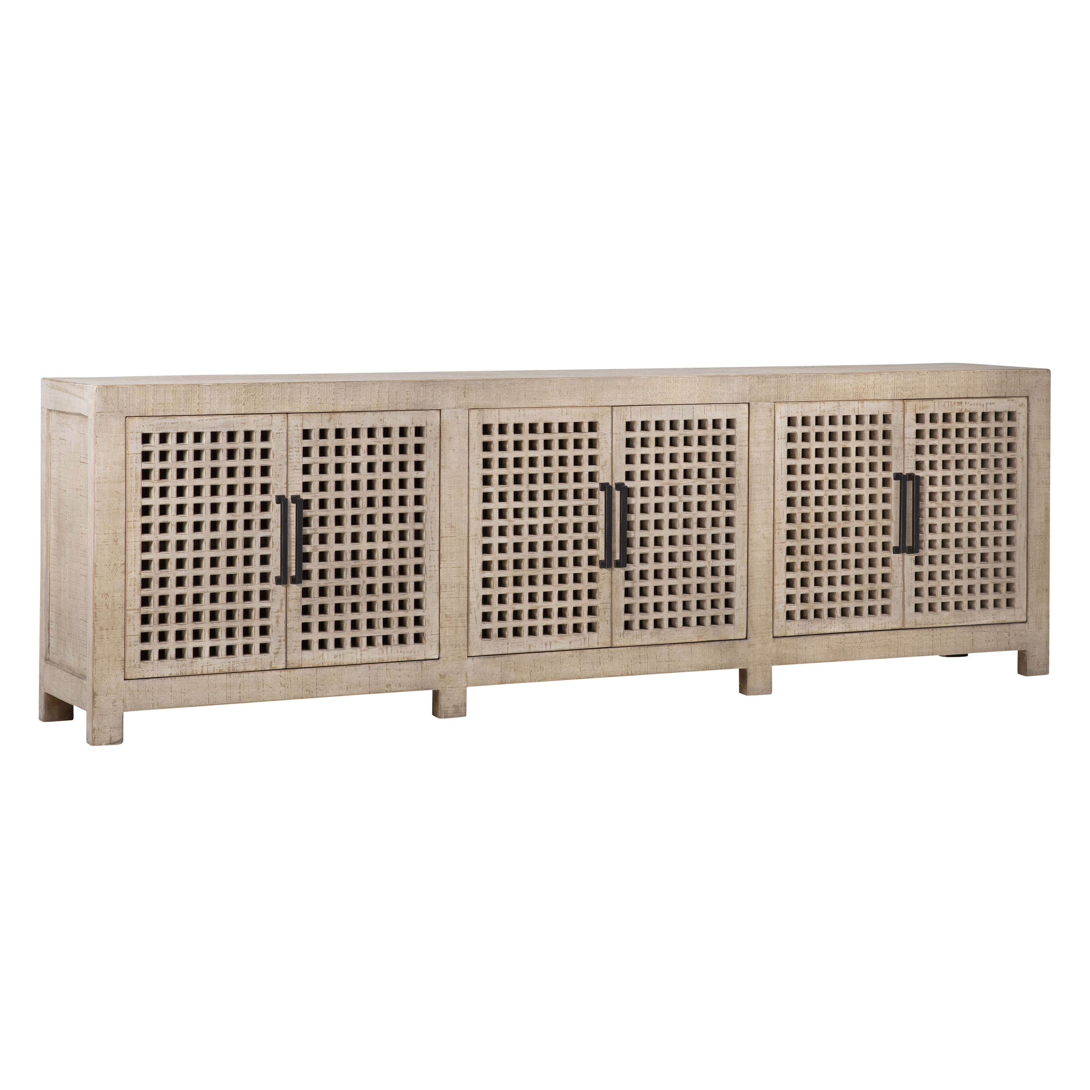Devina Sideboard, Sideboards & Buffet by Dovetail, 109" width x 33.85" height x 18" depth View 1