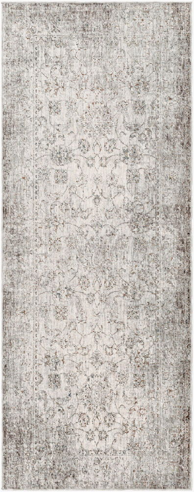 Presidential Machine Woven Rug, by Surya, 8'0.06" length x 3'2.98" width